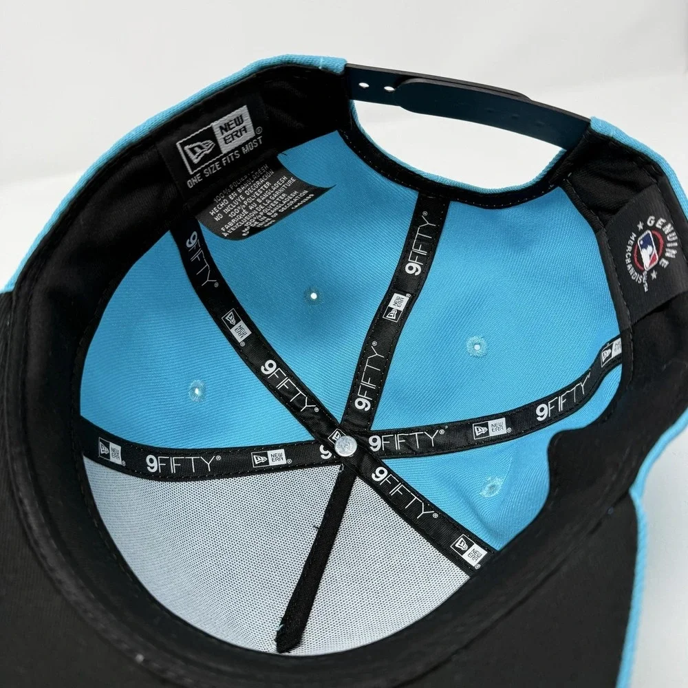 Los Angeles Dodgers Hat Cap Snap Back One Size Blue MLB Baseball 9FIFTY New Era